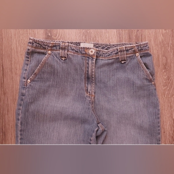 Christopher & Banks Bootcut Size 14 Stretch Jeans Denim Medium Wash Classic - Picture 3 of 12